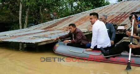 hugua bersama pengurus phri sambangi korban banjir
