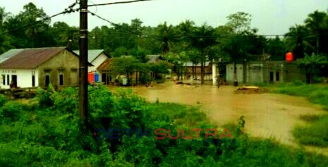 Rumah Warga masih terendam banjir