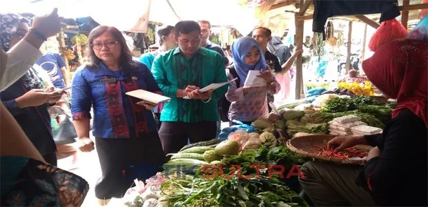 Pemantauan harga oleh satgas pangan kota Kendari