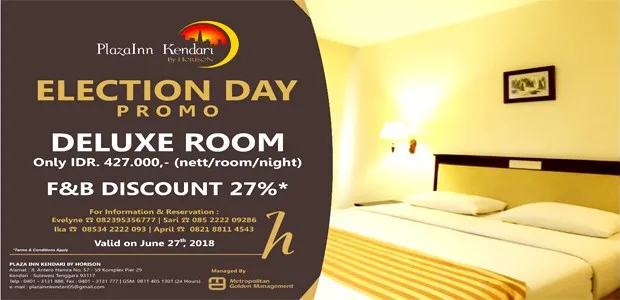 Iklan Promo Hotel Plaza Inn Kendari