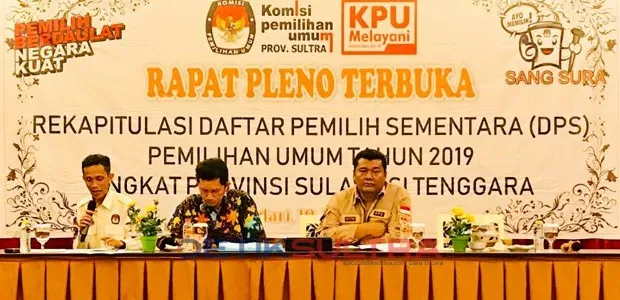 Rapat Pleno KPU Sultra
