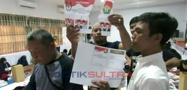 Surat Suara Rusak di Kolaka