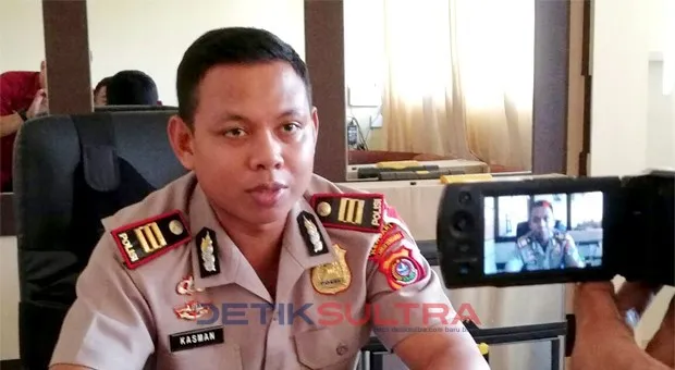 kapolsek mandonga akp kasman merilis laporan kasus pencabulan terhadap anak