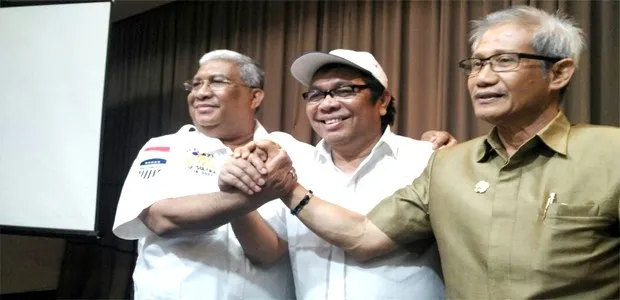 Ali Mazi Ridwan Bae Lukman Abunawas dalam satu acara