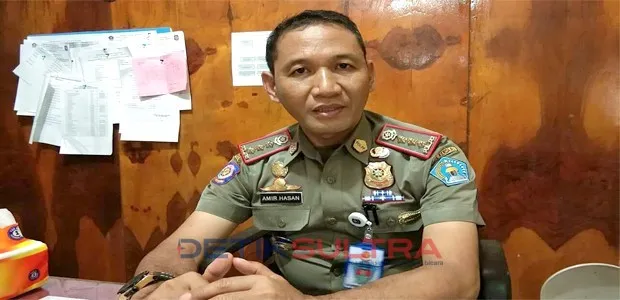 Kasat Pol PP Kota Kendari Amir Hasan