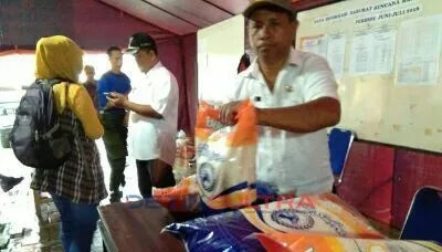 penyaluran bantuan korban banjir