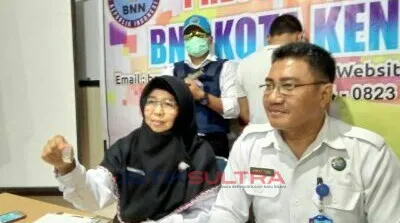 bnn kota kendari ekspose gelar perkara