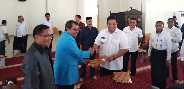 Penerimaan peserta KKN tematik IAIN Kendari di Kabupaten Muna.