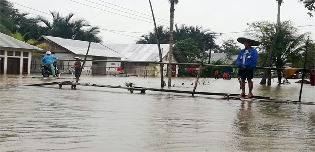 Banjir merendam rumah warga di konawe