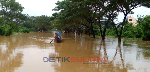 Banjir di Kali Wanggu