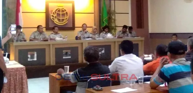 BPN SUltra Menerima Perwakilan pemilik lahan di konda