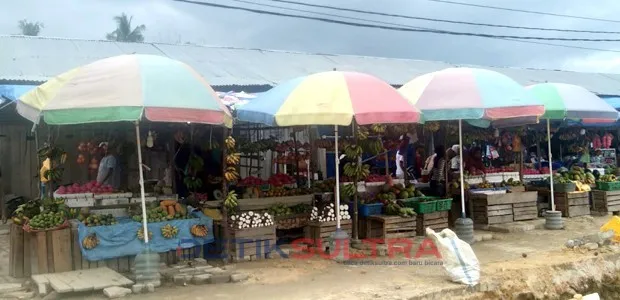Pedagang EKs Pasar Panjang