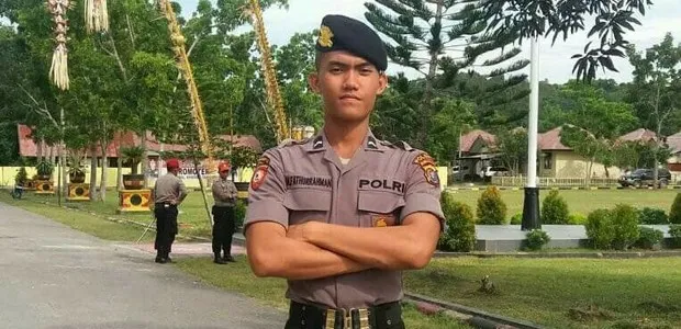 Bripda Faturahman Polisi Muda yang dihajar Seniornnya