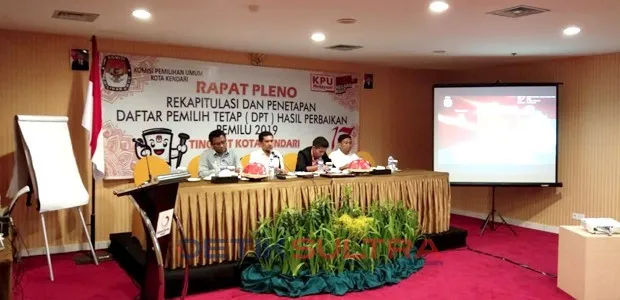 Pleno Rekapitulasi DPT Hasil Perbaikan