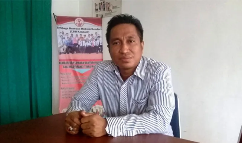 DirekturLBHH Kendari Anselmus Masiku