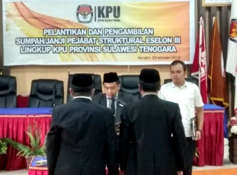 Pelantikan Sekretaris KPU