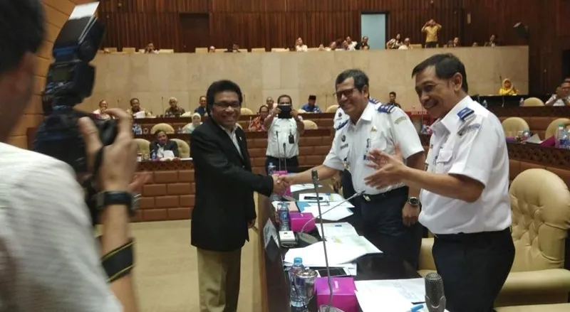 Ridwan Bae dan Dirjen KA Kemenhub RI