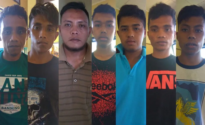 Pelaku Pembakaran Kendaraan Polisi