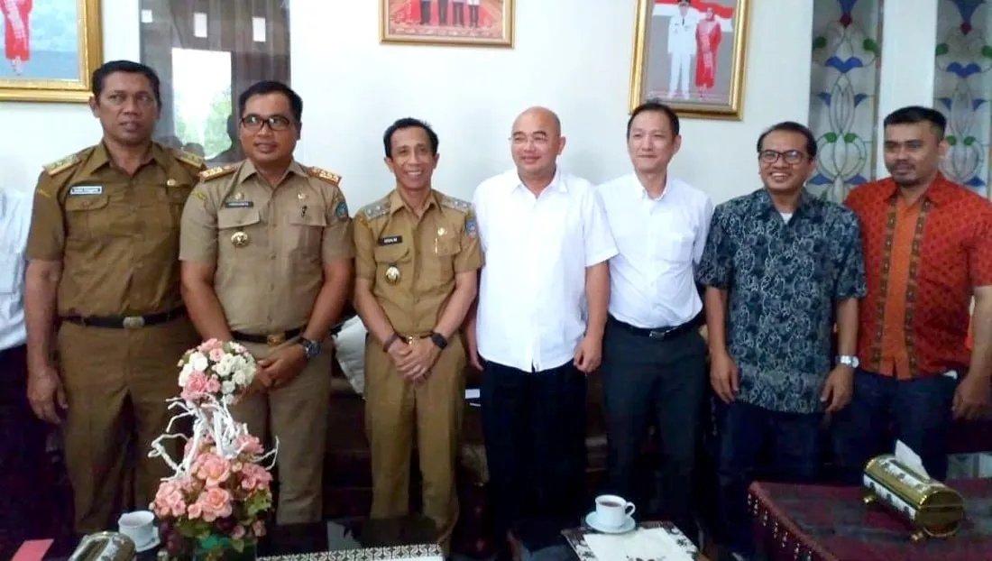 Tim Koprabuh saat bertemu dengan wakil Bupati Konsel Arsalim