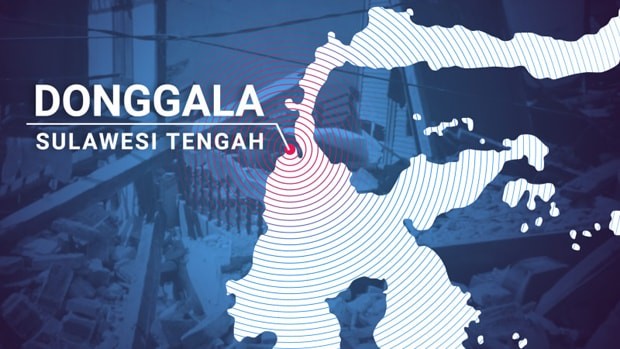 Ilustrasi Gempa Palu-Donggala