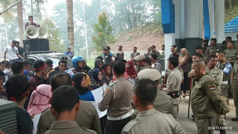 Demo Mahasiswa di Polda