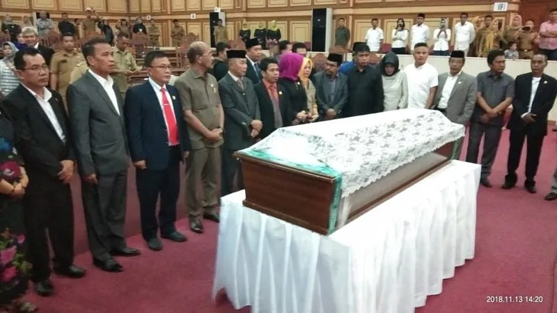 Jenazah Joni Syamsuddin Anggota DPRD Sultra