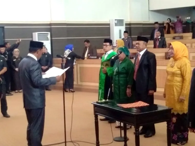 Pelantikan PAw DPRD Kota Kendari