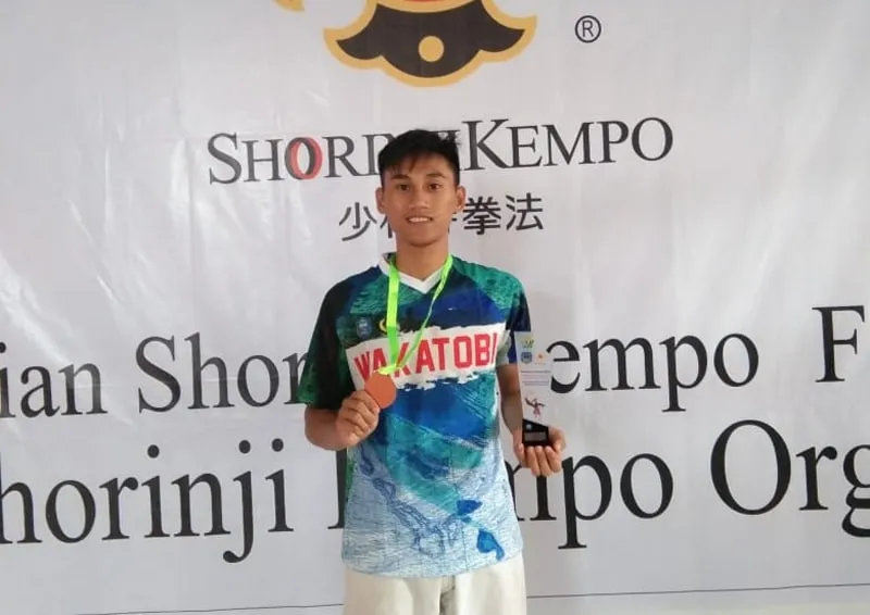 Andri Togala Atlet Kempo Wakatobi Peraih Perunggu