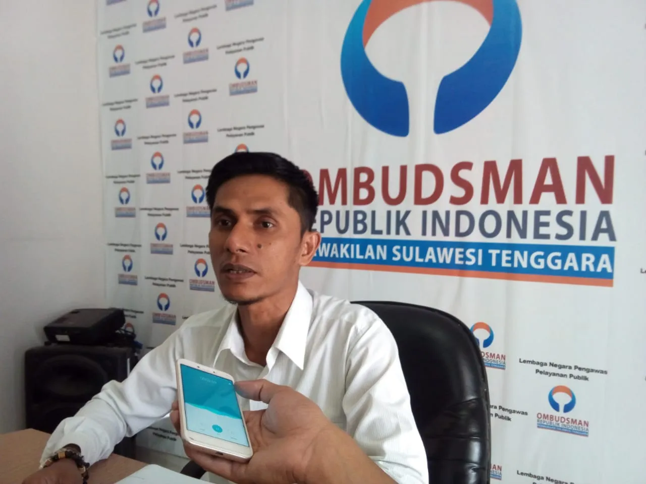 Kepala Keasistenan Penyelesaian Laporan ORI Perwakilan Sultra, Ahmad Ruslan