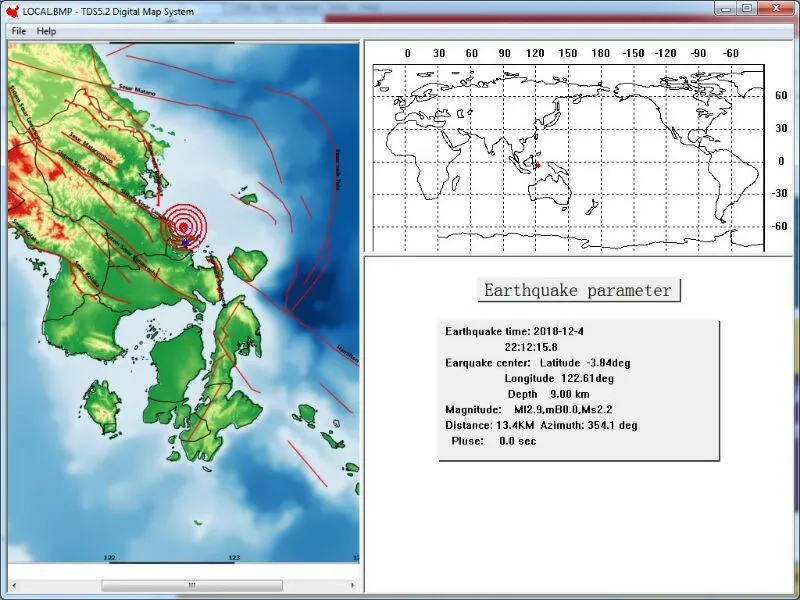 Pusat Gempa Kendari