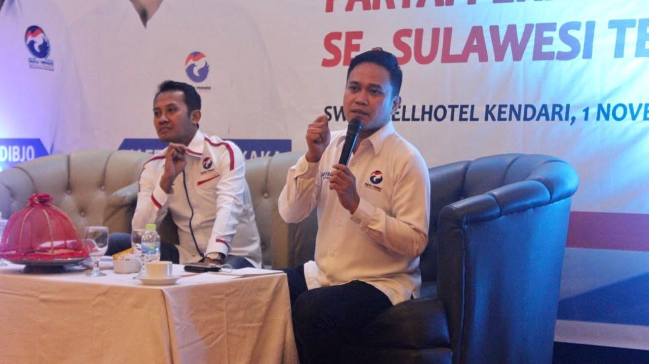 Ketua DPW Perindo Sultra, Jaffray Bittikaka
