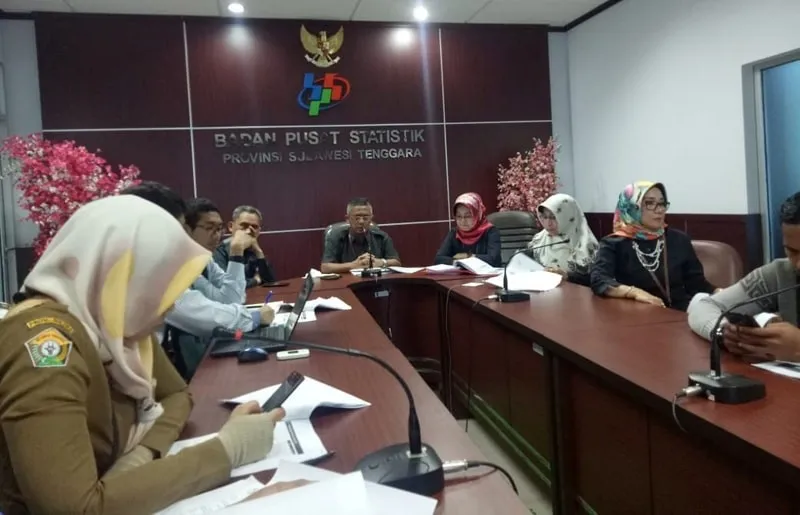 Konferensi Pers di Aula Kantor BPS