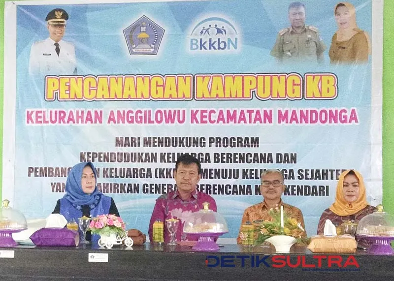 Pencanangan Kampung KB di Kelurahan Anggilowu