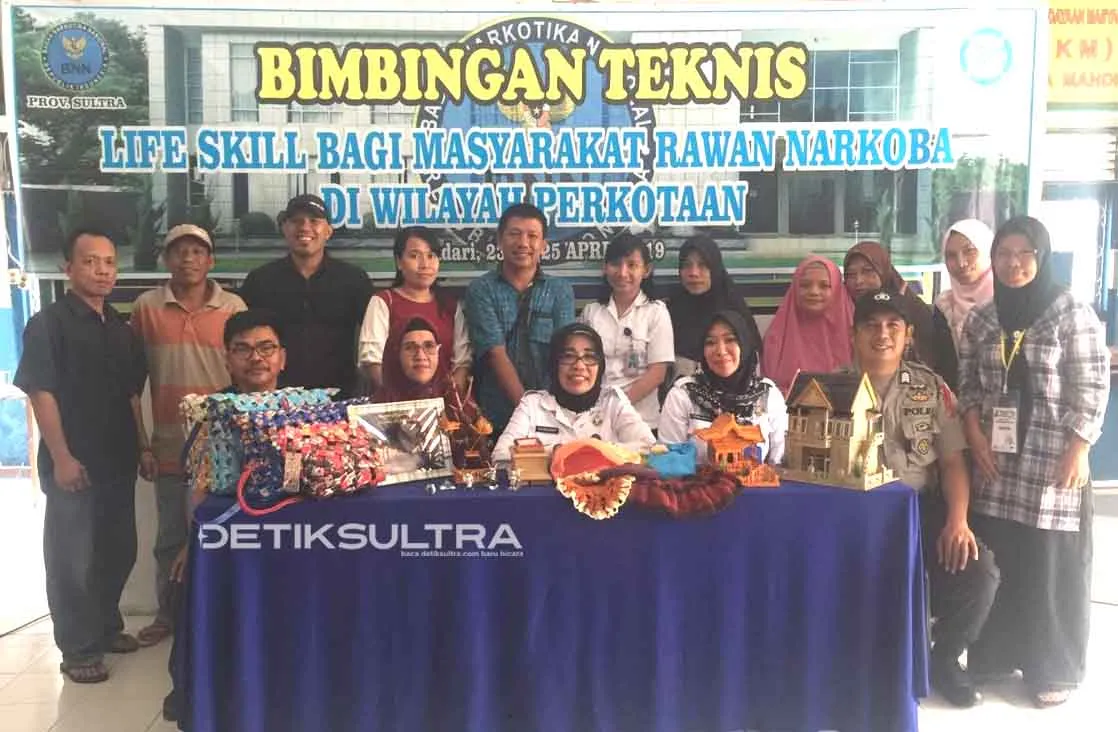 Hindarkan Narkoba BNNP Sultra Lakukan Bimbingan Life Skill