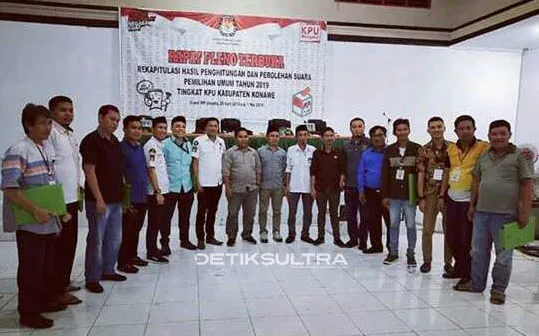 KPU Konawe Lampaui Target Partisipasi Pemilih