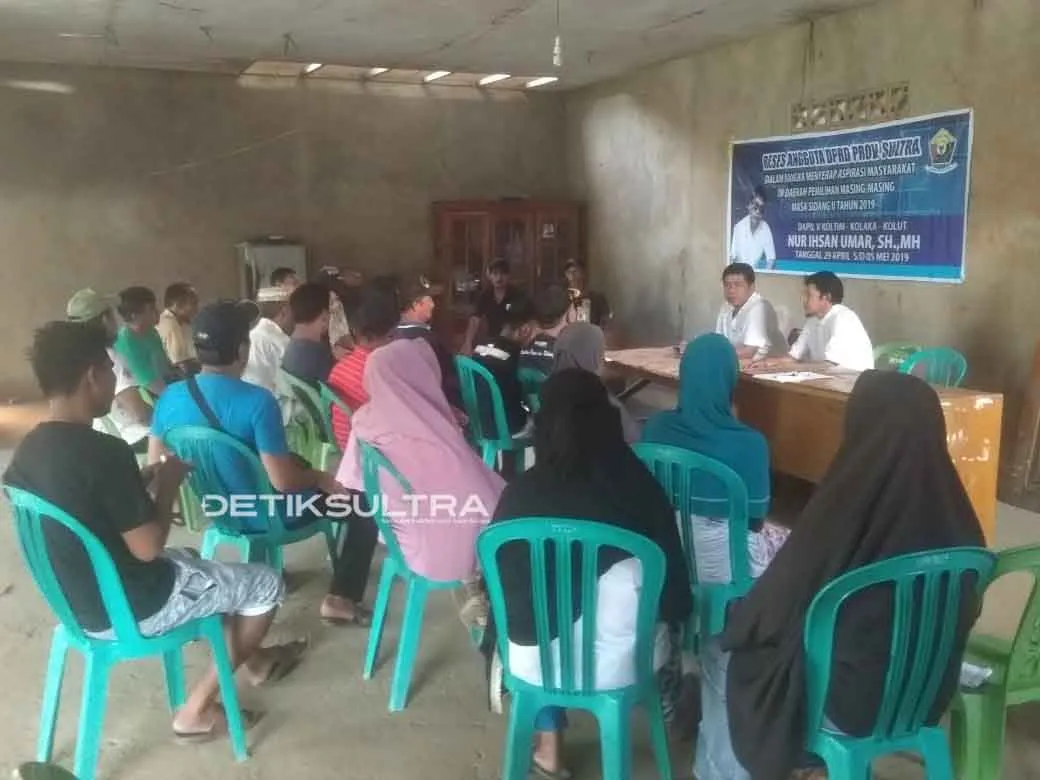 Suara Terbanyak di Kolut, Saudara Kandung Bupati Temui Simpatisan