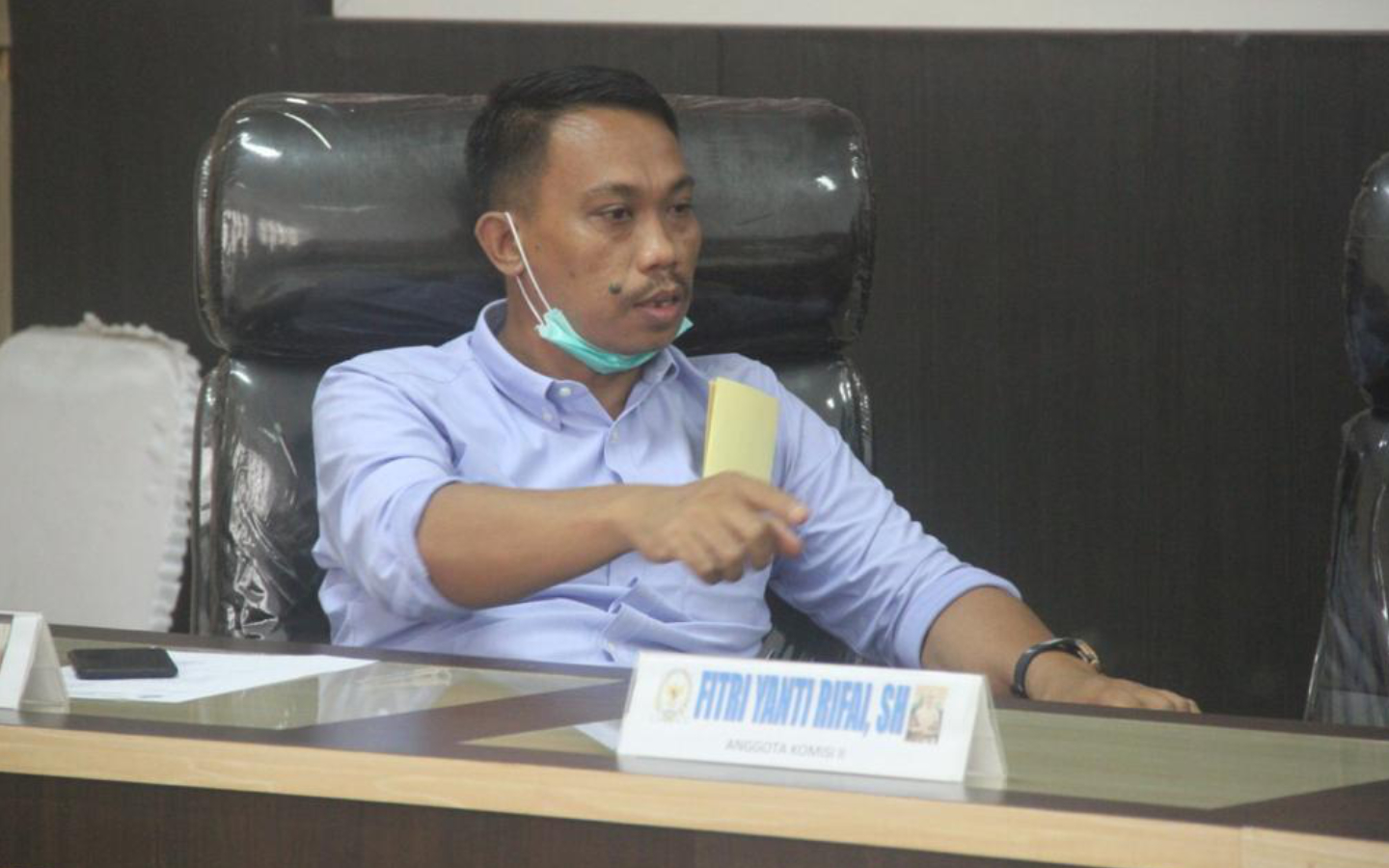 Wakil Ketua Komisi II DPRD Kota Kendari Sahabuddin. Foto: Sunarto/Detiksultra