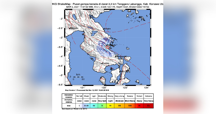 Sehari Konut Diguncang Lima Kali Gempa, Terbesar M 4,1