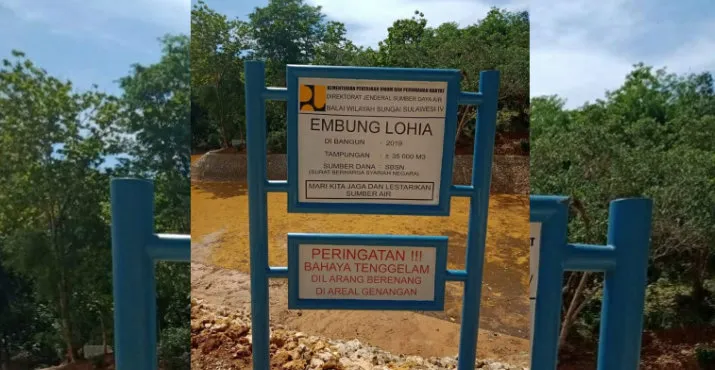 Dugaan Korupsi Embung Lohia Diadukan ke Kejaksaan Muna