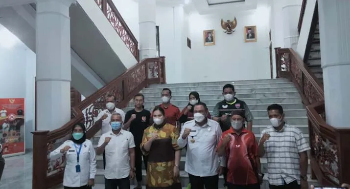 Kirim Empat Atlit Tenis Meja, BNNP Minta Restu Ketua Koni Sultra