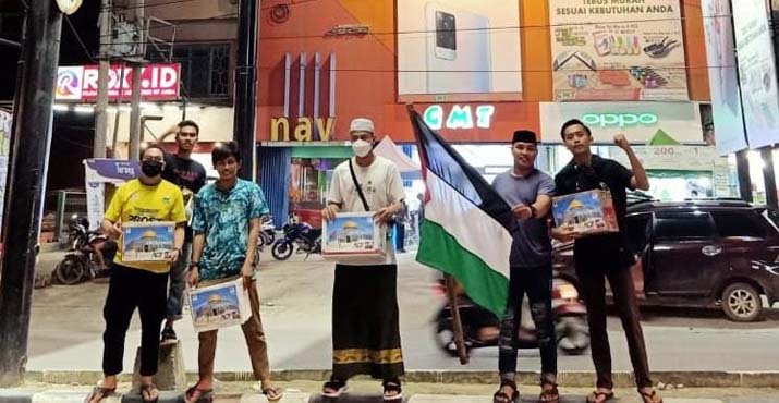 Peduli Palestina, Komunitas Sahabat Sedekah Kendari Melakukan Penggalangan Dana