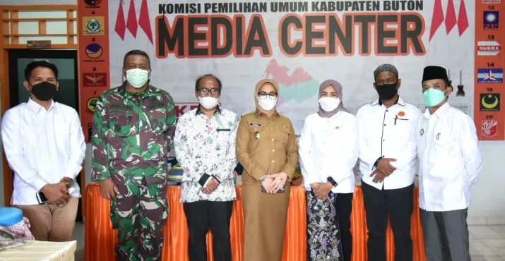 Wakil Bupati Buton Hadiri Rakor Pemutakhiran Data Pemilih Berkelanjutan