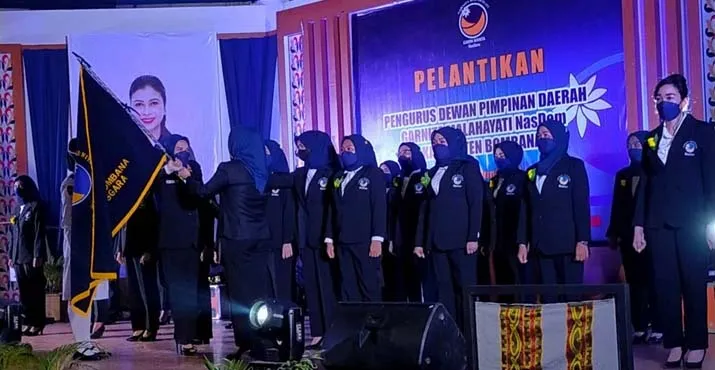 Ketua DPW Garnita Malahayati Sultra Kukuhkan DPD Pertama di Bombana