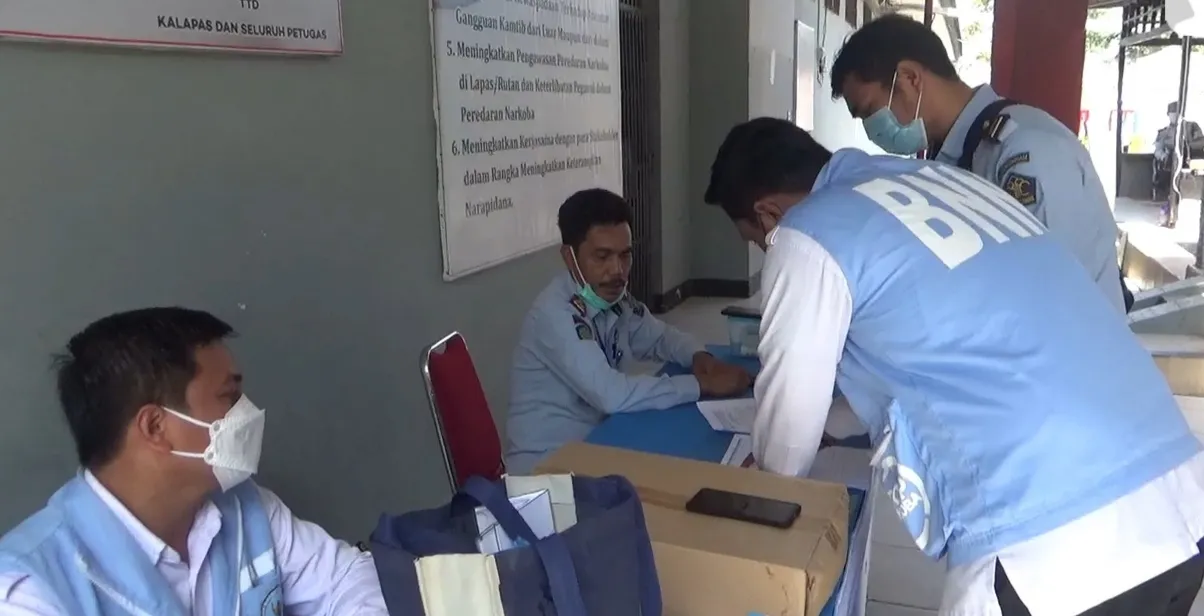 Tes Urine Sipir Lapas Kendari Taat Prokes Covid-19, Kalapas: Kami Tak Mau Ada Penularan