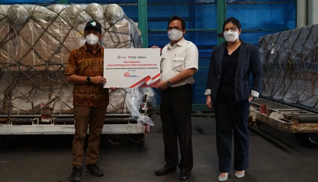 Donasikan 1000 Oksigen Konsentrator, PT VDNI-OSS: Kami Siap Bantu Pemerintah Perangi Covid-19