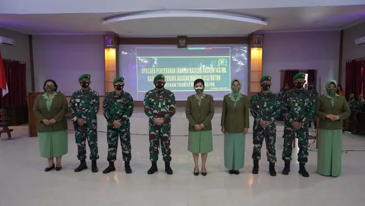 Kasilog Kasrem dan Dandim 1413/Buton Berganti, Ini Pesan Danrem 143/HO