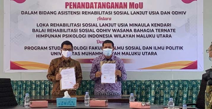 Minaula Kendari Bersama Universitas Muhammadiyah Malut dan Himpsi Malut Jalin Kerjsama