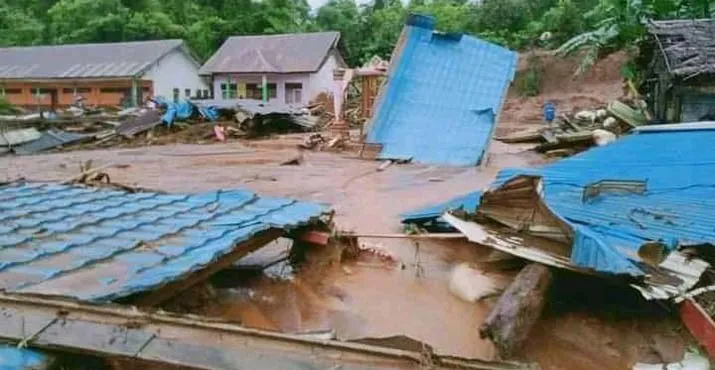 Longsor Terjang Desa Tapunggaya Konut, Satu Rumah Warga Rata dengan Tanah