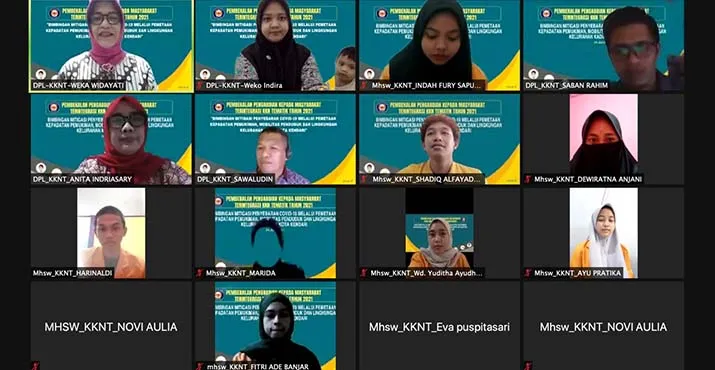 Mahasiswa UHO Ikut Pembekalan KKN Tematik secara Online