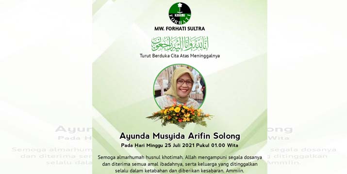 Wanita Inspiratif Musyida Arifin Solong Tutup Usia